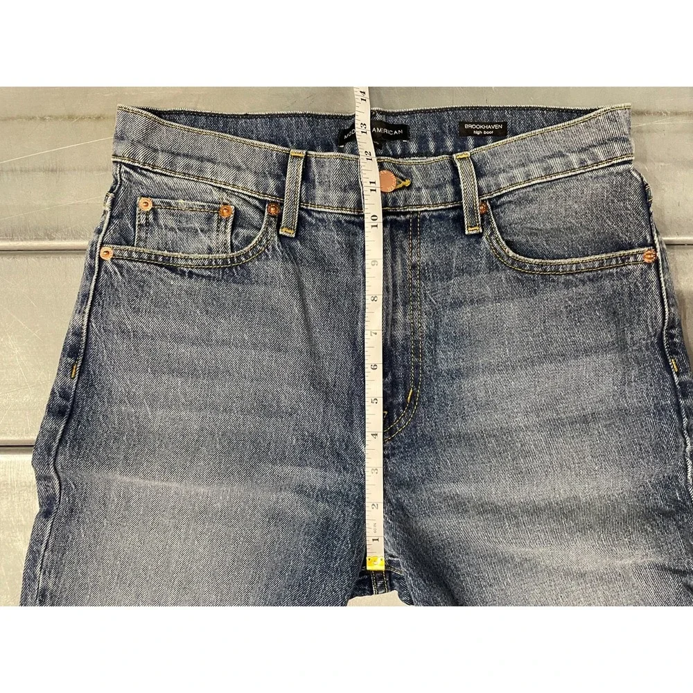 Modern American Brookhaven High‎ Boot Jeans Womens 30 Blue High Waist